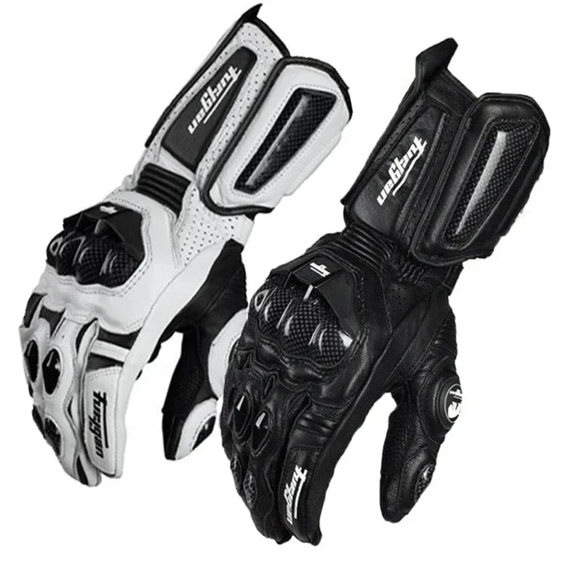 Leather Work Winter Gloves - Echt leer Heren Luva Riding Moto