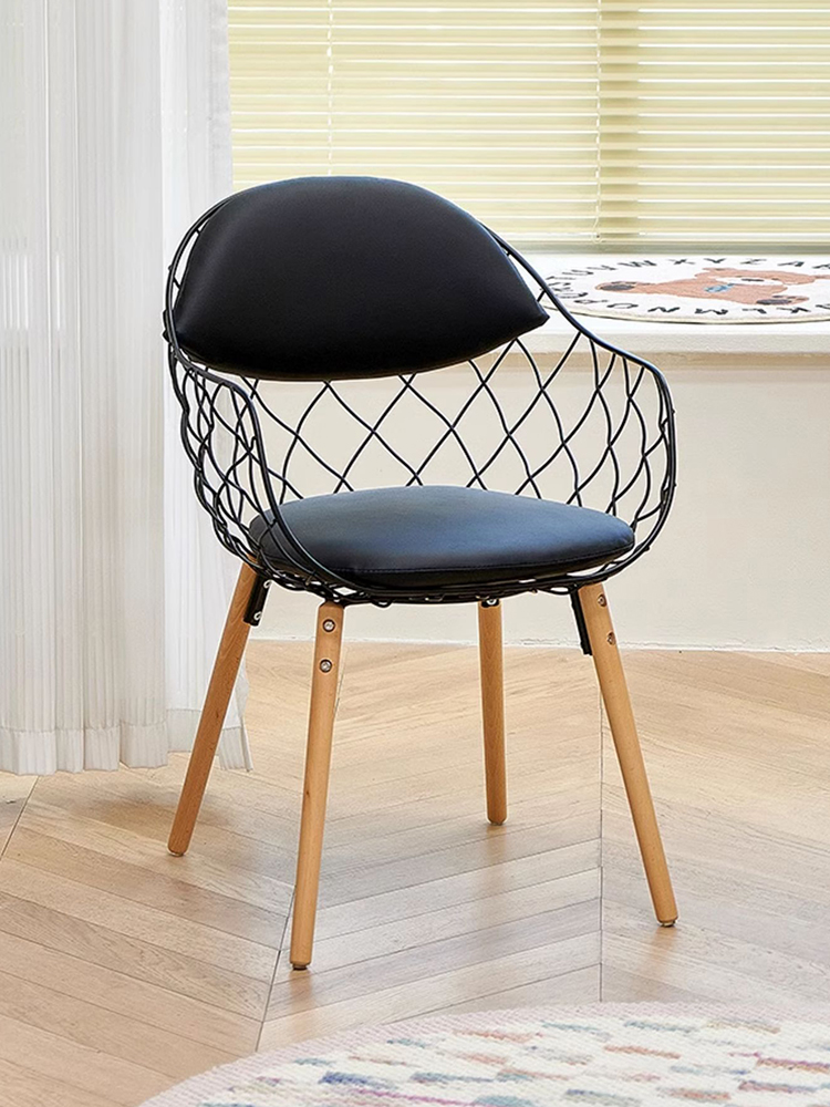 Leatherwork Table - Creatieve holle rugleuning eetkamerstoelen, meubels thuis