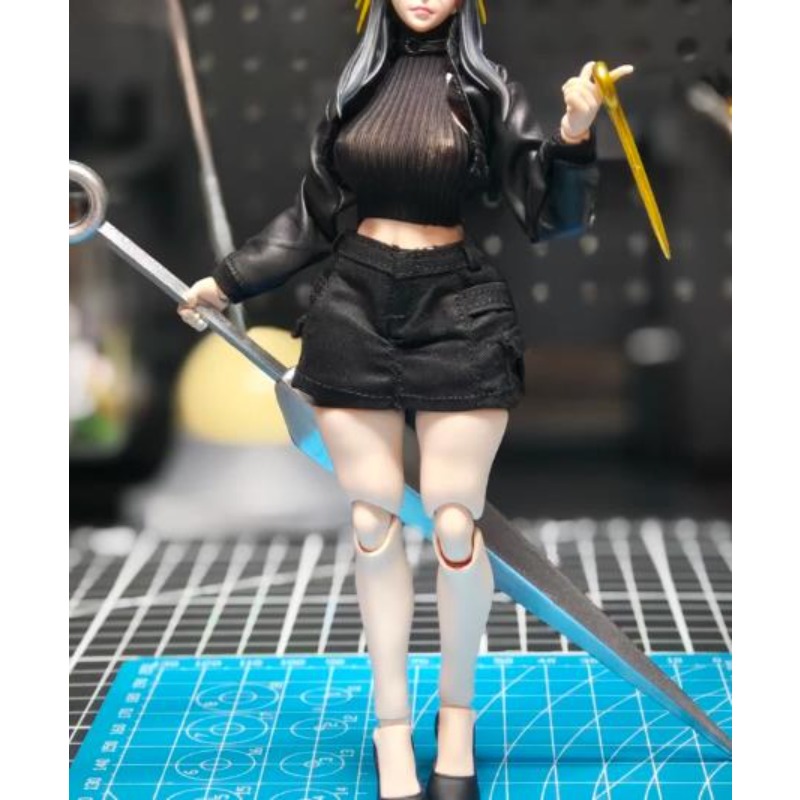Leatherworking Items - 1/12 Schaal Vrouwelijke Action Figure Korte