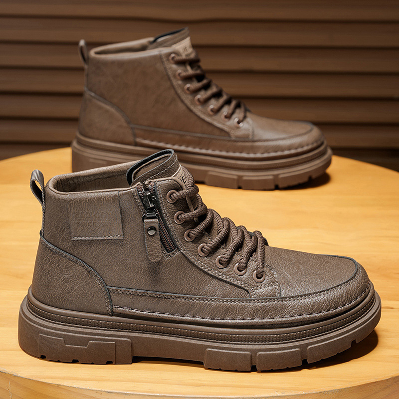 Leatherworking Items - Hoge laarzen herenschoenen herfst nieuw item