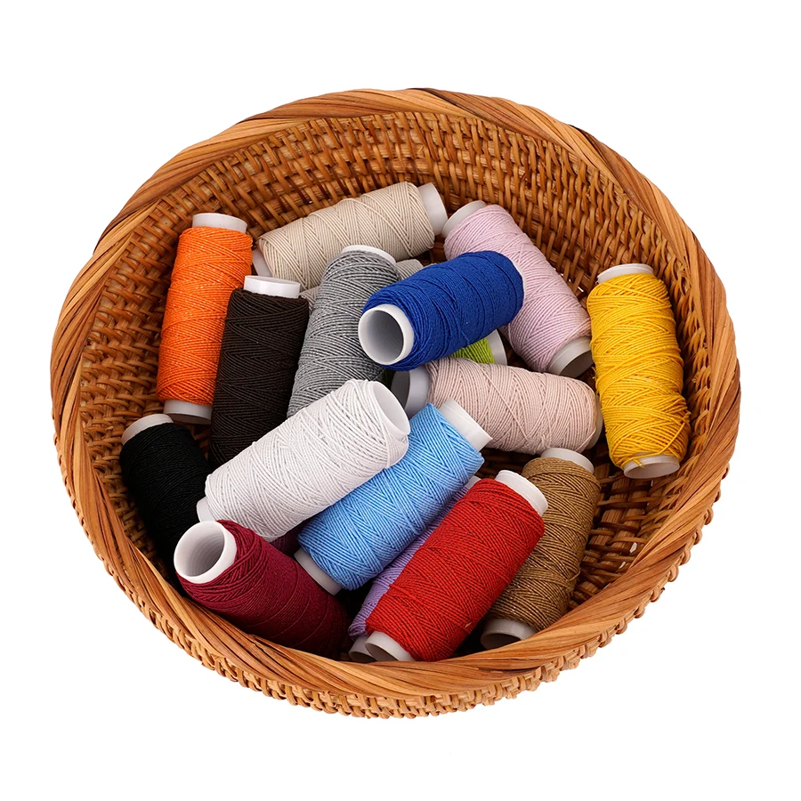 Waxed Thread Linen - 18-Kleur 0.6mm Ultrafijne Elastische Draad High-Stretch