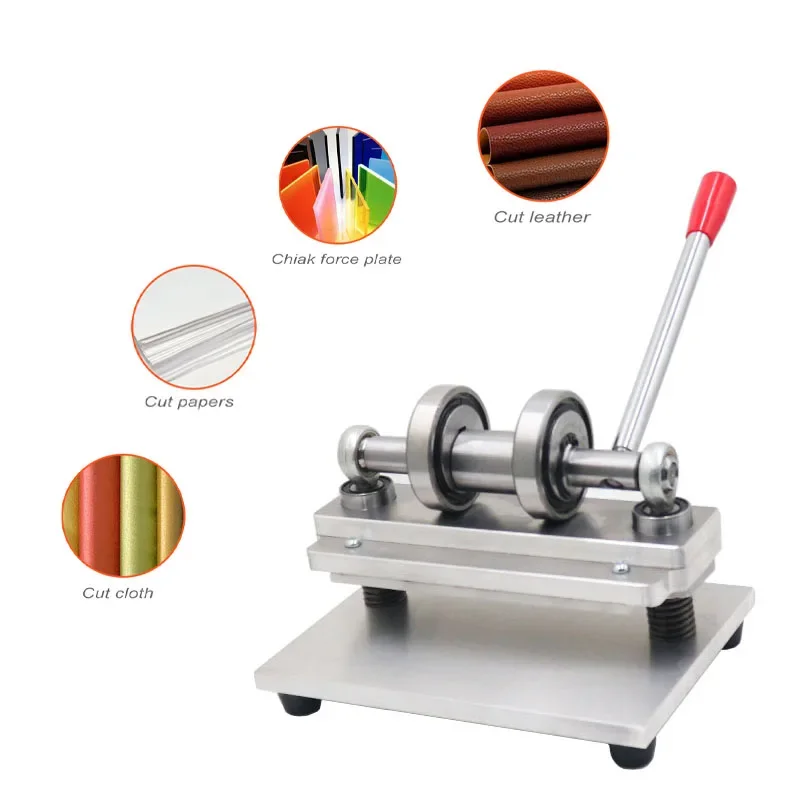 Leatherwork Press - Handpers snijgereedschap voor leerbewerking, DIY-stempelmes, snijpatroon,