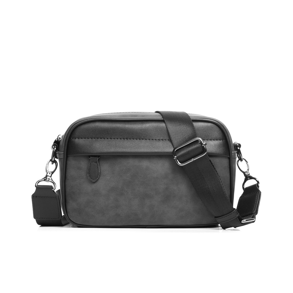 Leatherwork Designs - Heren Klassiek Patroon Business Sling Tassen