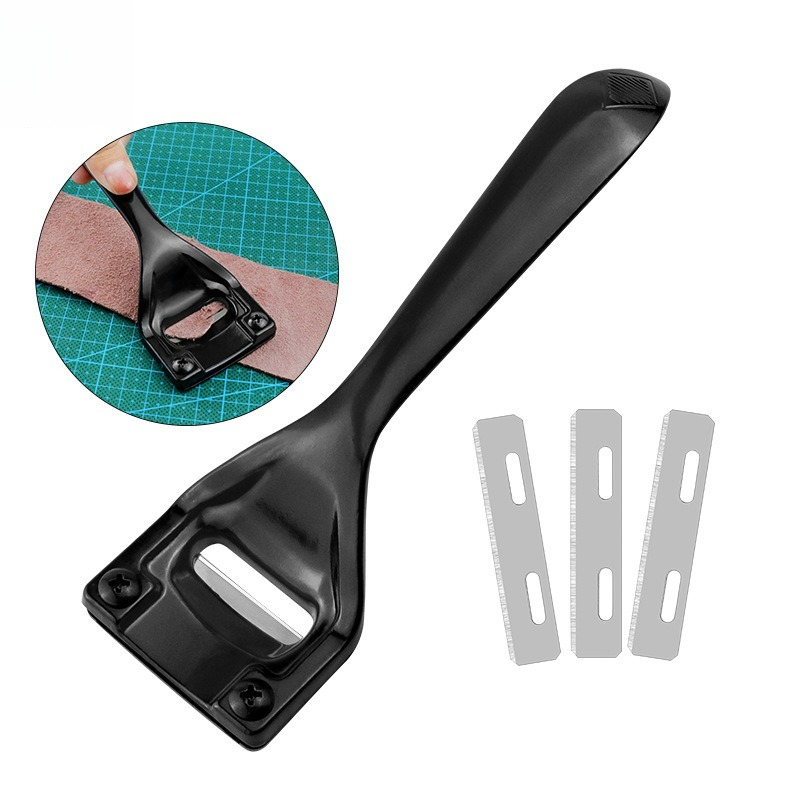 Leatherwork Edge Beveler - Professioneel leer-splitter- en verdunningsgereedschap voor leerbewerking,