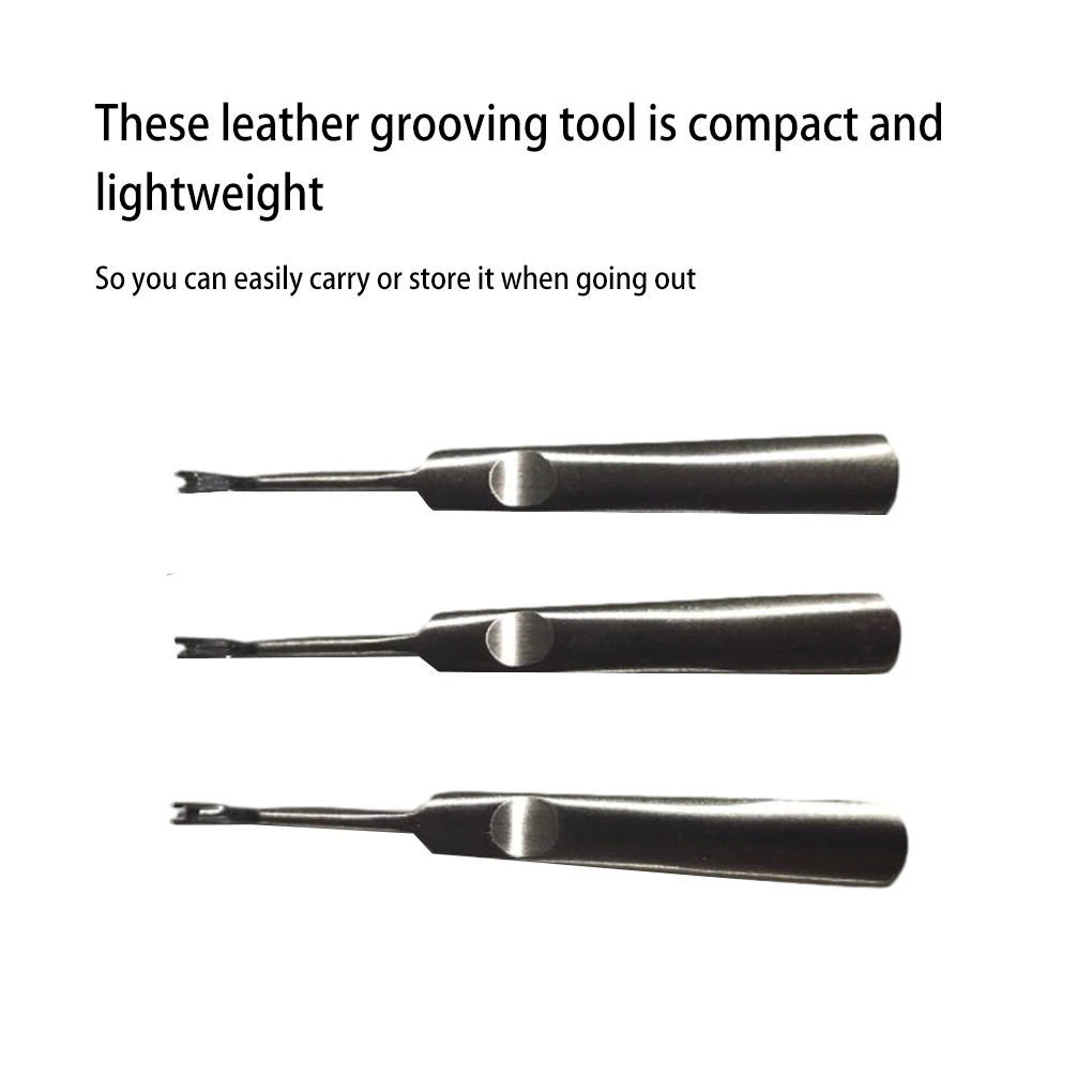 3-delige lederen groefset U V- - Leatherwork Edge Beveler recensie en prijs
