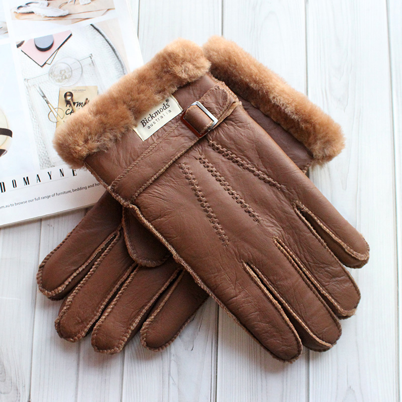 Handschoenen van schapenvachtb - Leather Work Winter Gloves recensie en prijs