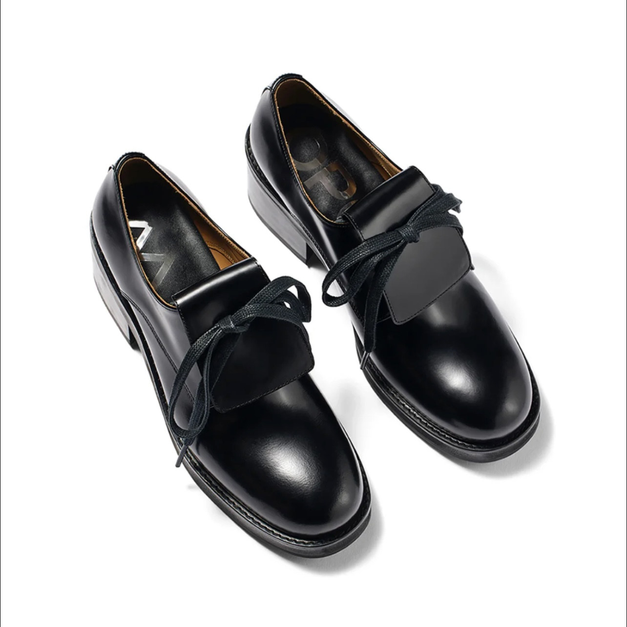 Dames lederen veterboots met p - Leather Work Outfit recensie en prijs