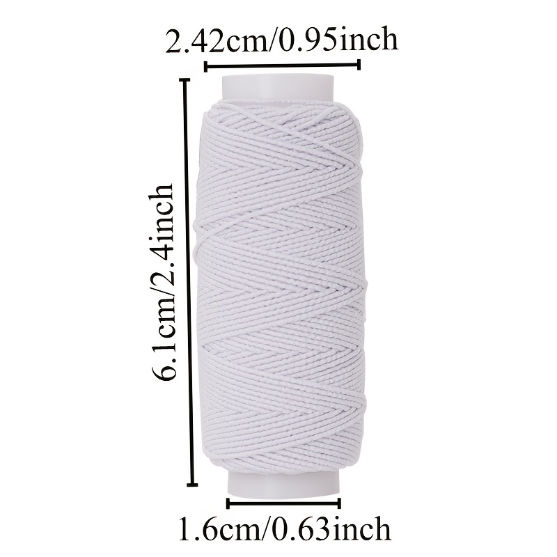 20m Zwart Wit Elastische Draad - Waxed Thread Linen recensie en prijs
