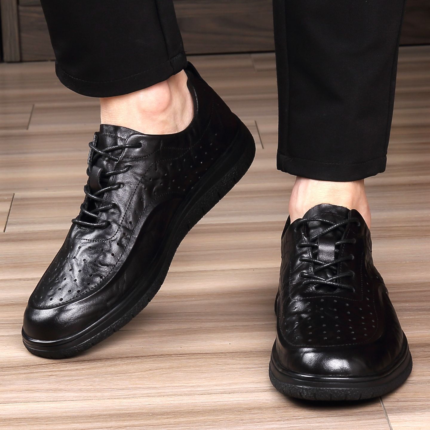 Casual lederen schoenen Elegan - Leather Work Outfit recensie en prijs