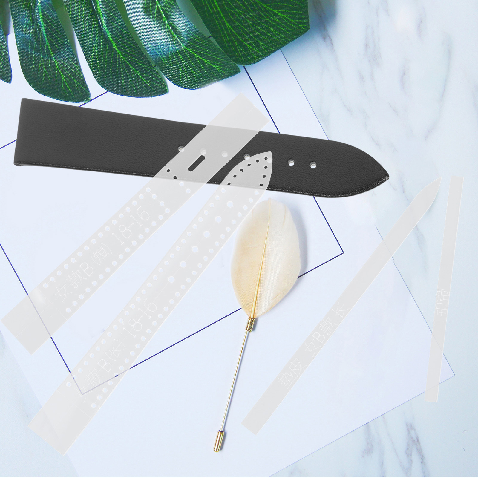 8-delige acryl horlogeband sja - Leatherwork Templates recensie en prijs