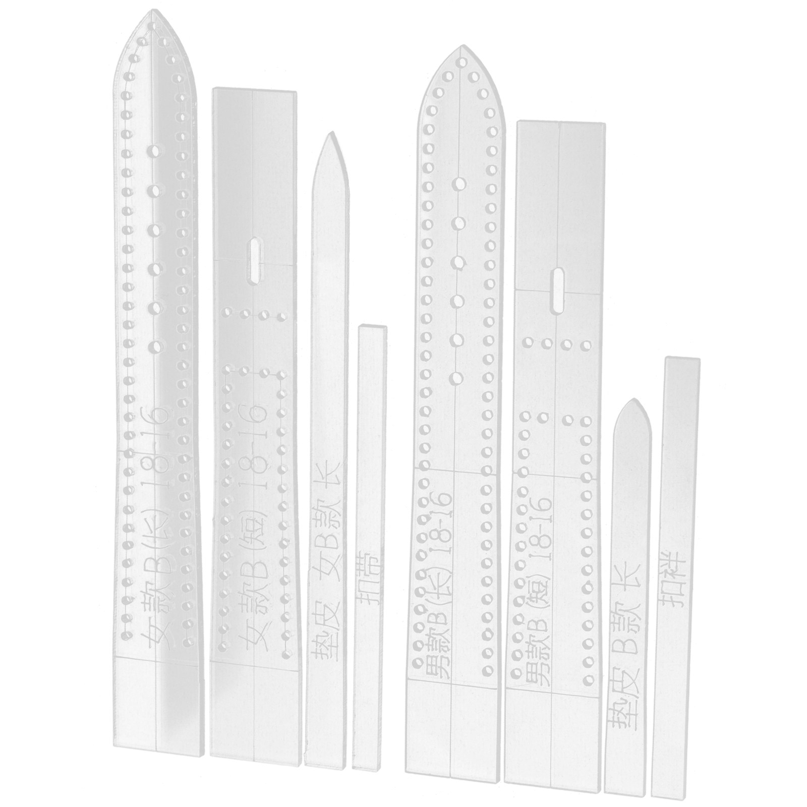 8-delige acryl horlogeband sja - Leatherwork Templates recensie en prijs