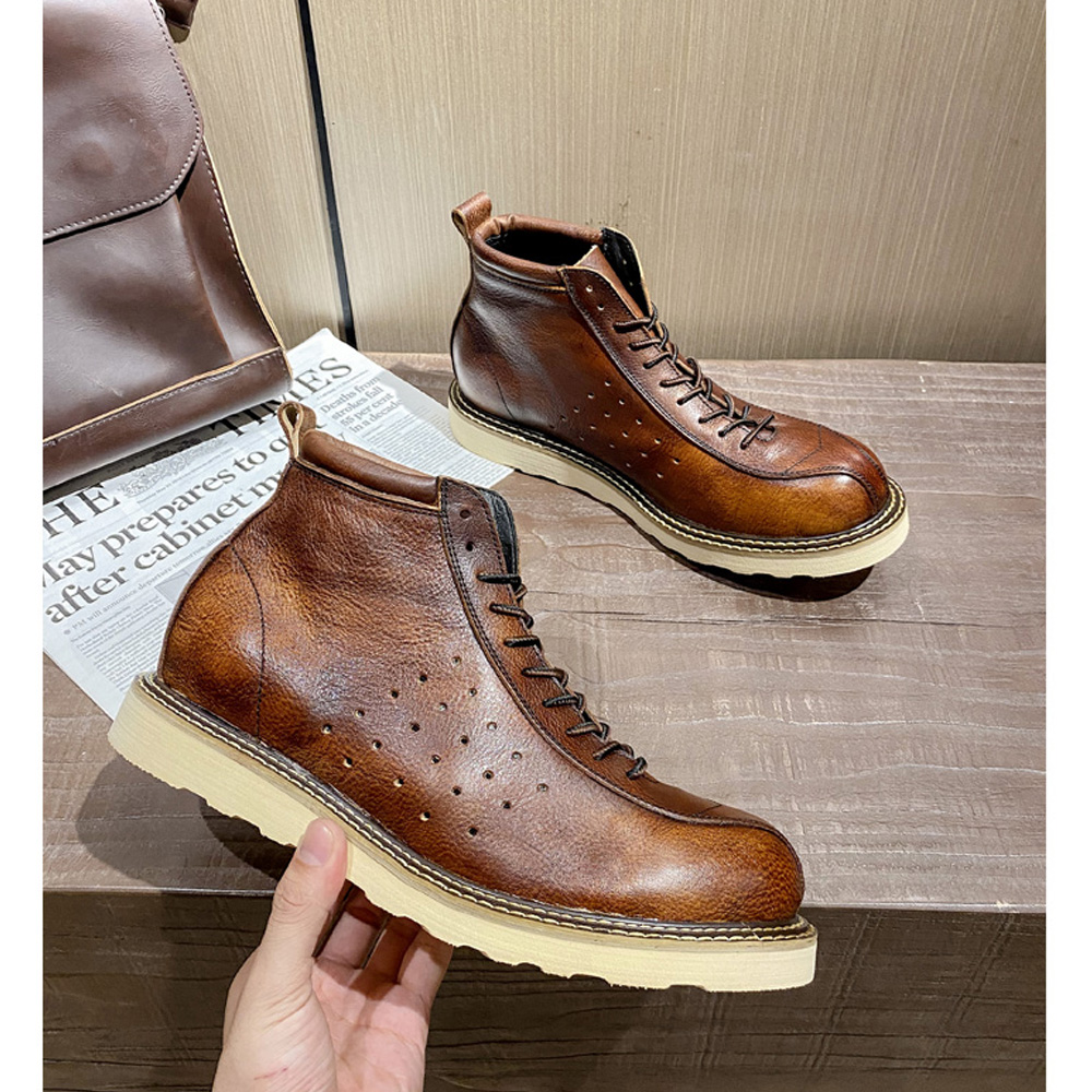 Echt leer voor heren, uitgehol - Leather Work Outfit recensie en prijs