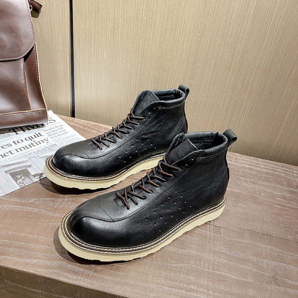 Echt leer voor heren, uitgehol - Leather Work Outfit recensie en prijs