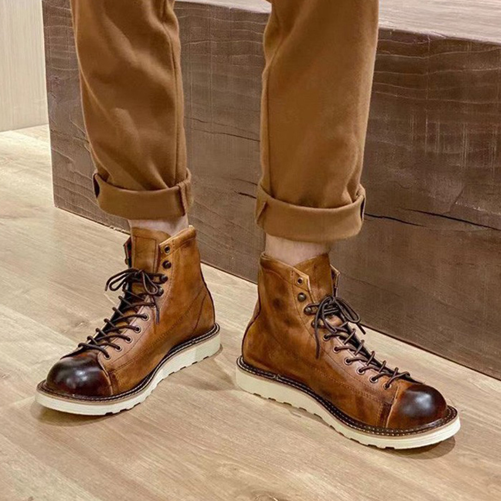 Echt leer voor heren, uitgehol - Leather Work Outfit recensie en prijs