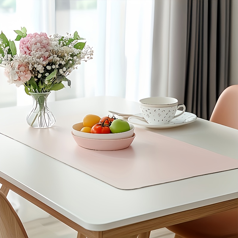 1 stuks grote muismat van PU-l - Leatherwork Table recensie en prijs