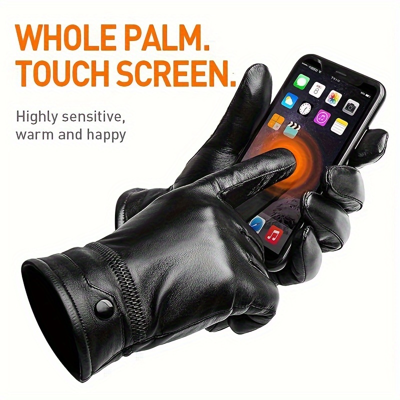 BISON DENIM Echte schapenvacht - Leather Work Winter Gloves recensie en prijs