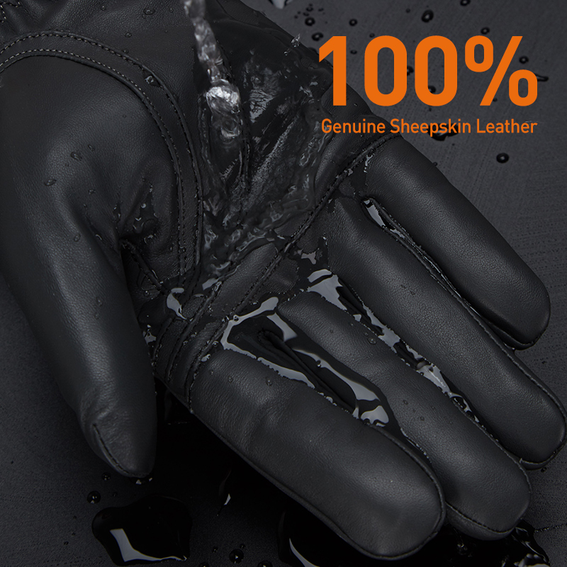 BISON DENIM Echte schapenvacht - Leather Work Winter Gloves recensie en prijs