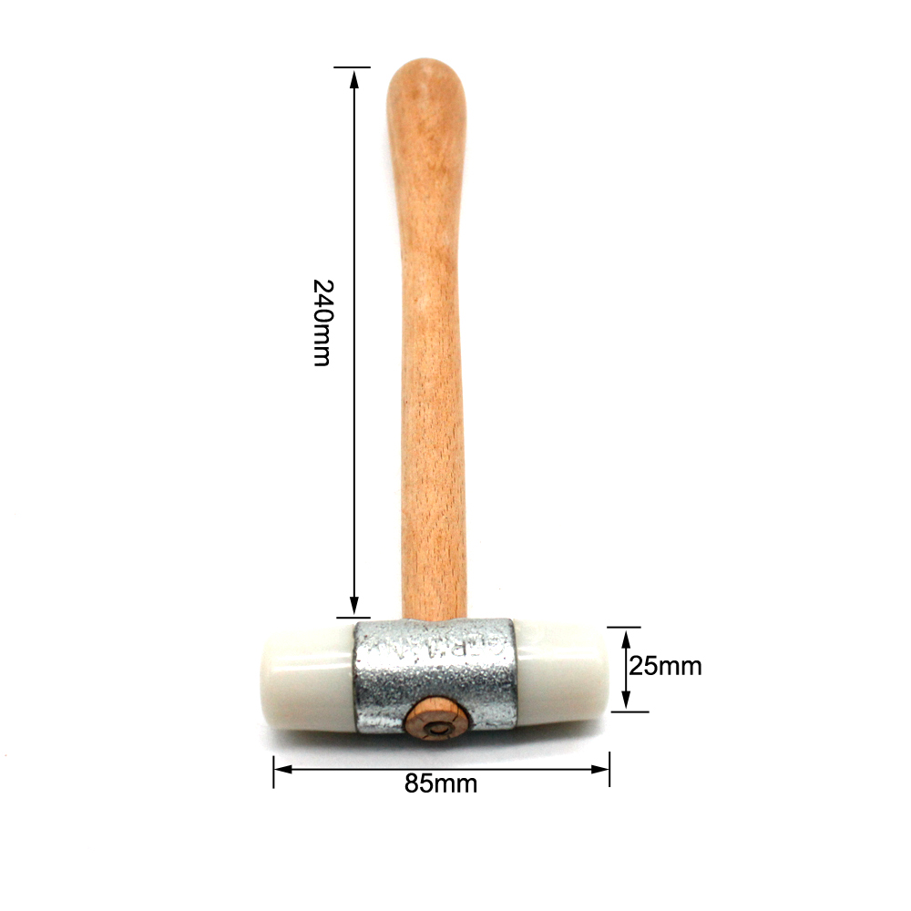 Dubbelzijdige nylon hamerhamer - Leatherwork Press recensie en prijs