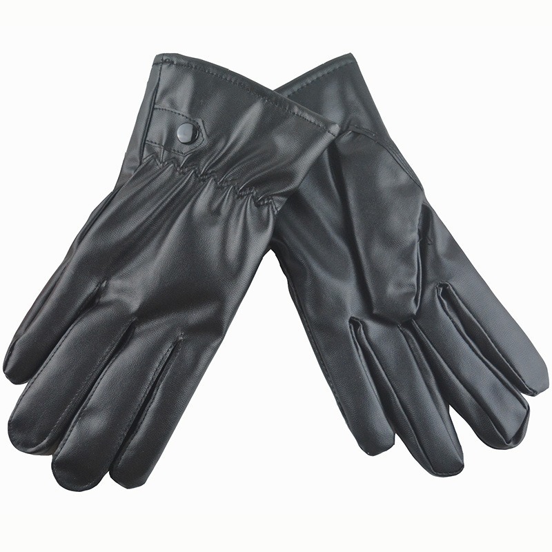 Wintermode Zwarte PU lederen h - Leather Work Winter Gloves recensie en prijs