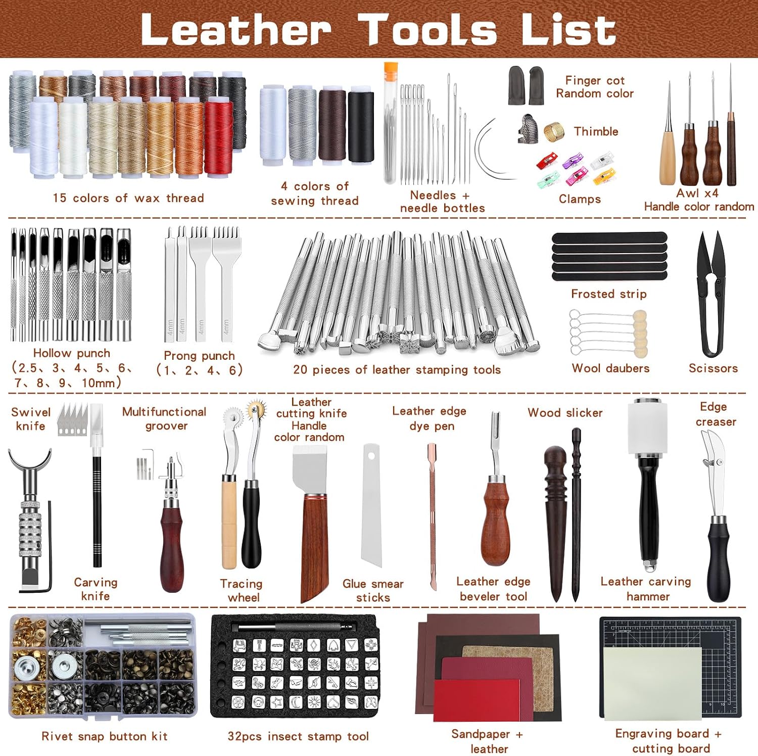 Lederbewerkingsset Lederen han - Leatherwork Tools recensie en prijs