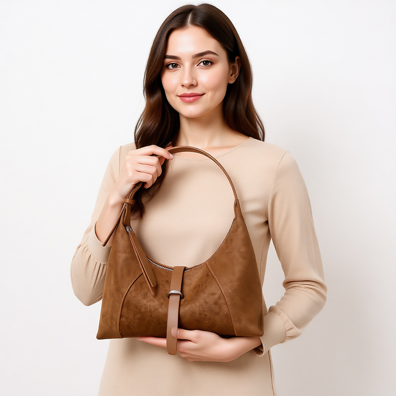Dames suède handtas designer s - Leatherwork Designs recensie en prijs