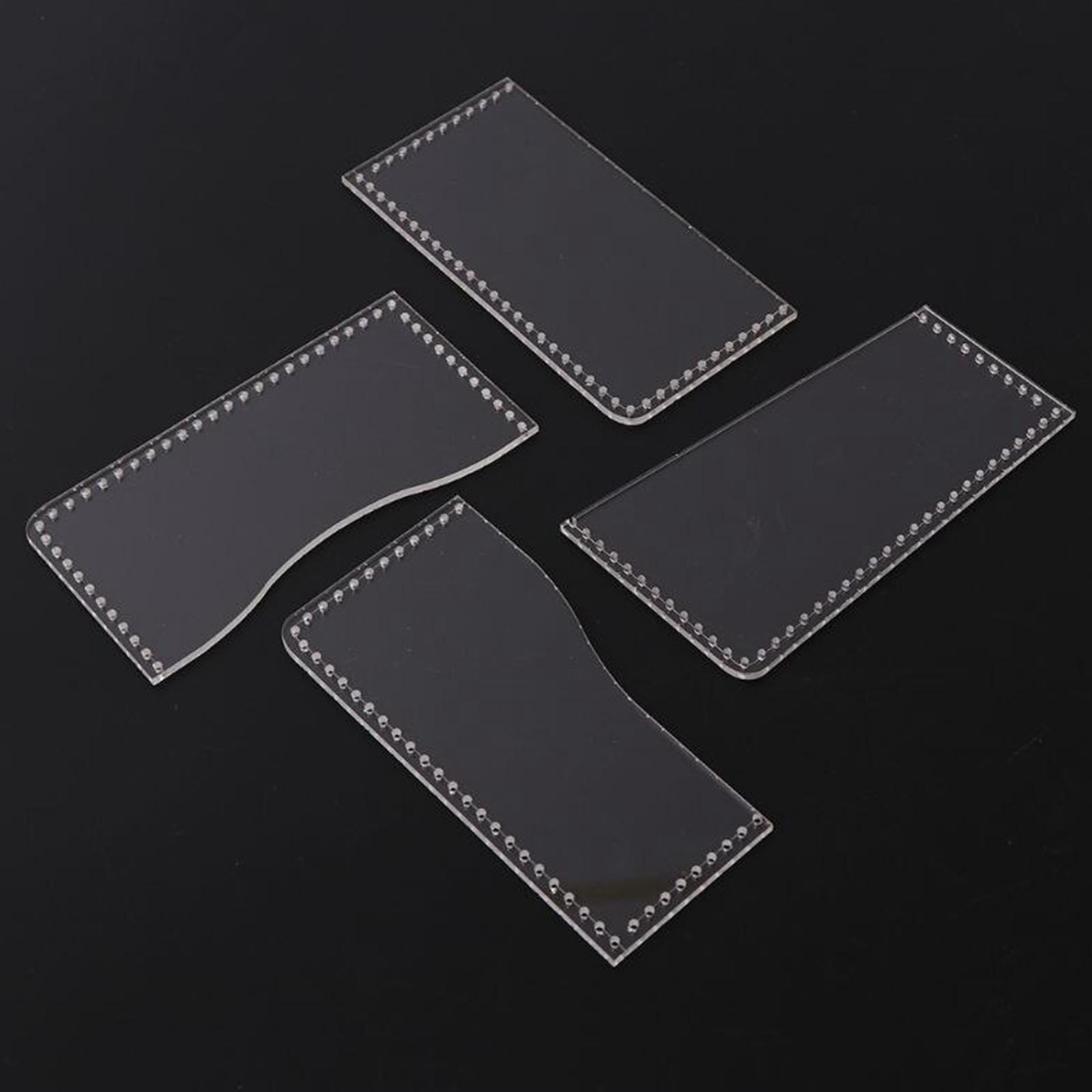 Acryl lederen portemonnee kaar - Leatherwork Templates recensie en prijs