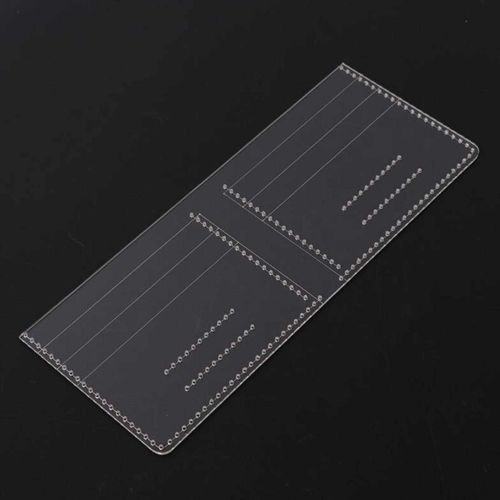 Acryl lederen portemonnee kaar - Leatherwork Templates recensie en prijs