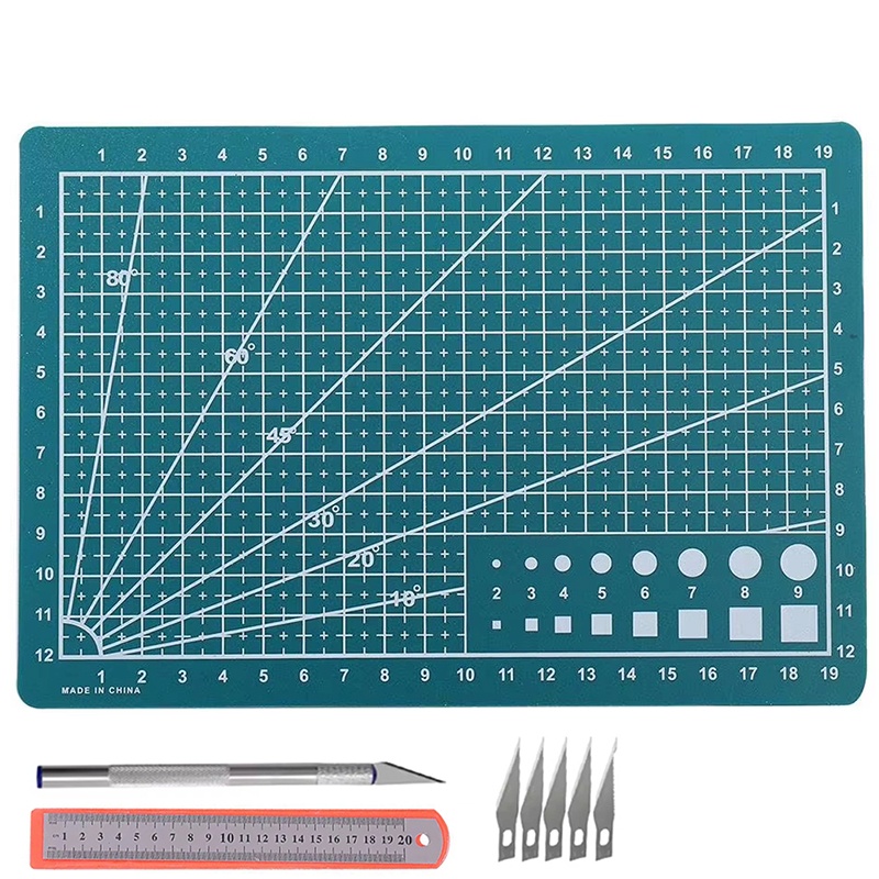 PVC-snijmattenset A3/A4/A5 Kni - Leatherwork Vise recensie en prijs