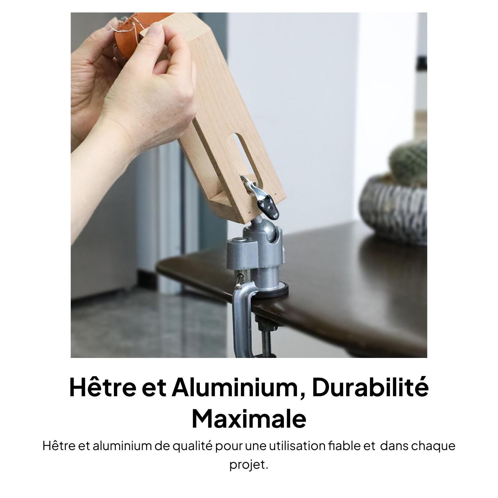 Houten lederen stikhouder met  - Leatherwork Templates recensie en prijs