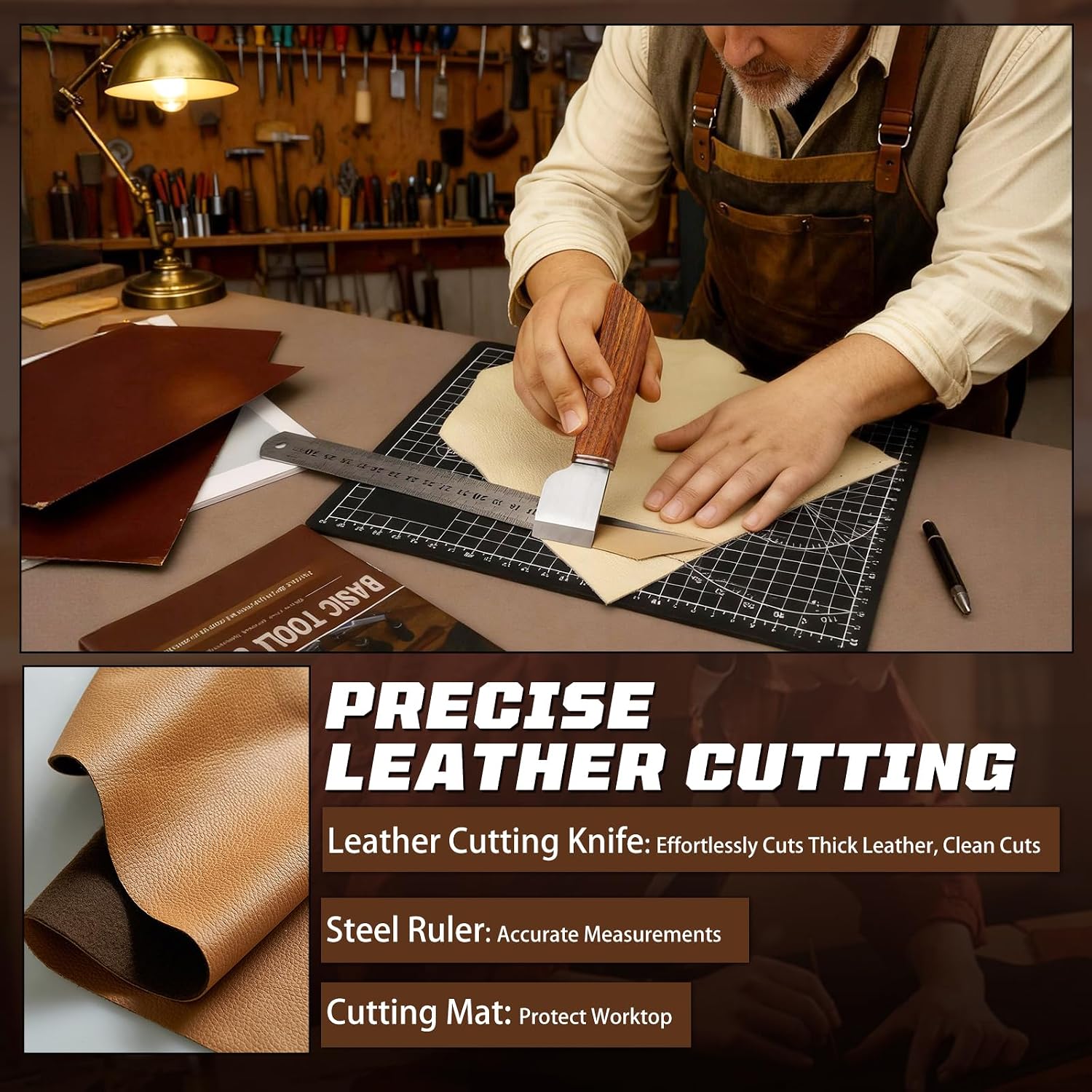 Lederbewerkingsset, lederbewer - Leatherwork Tools recensie en prijs