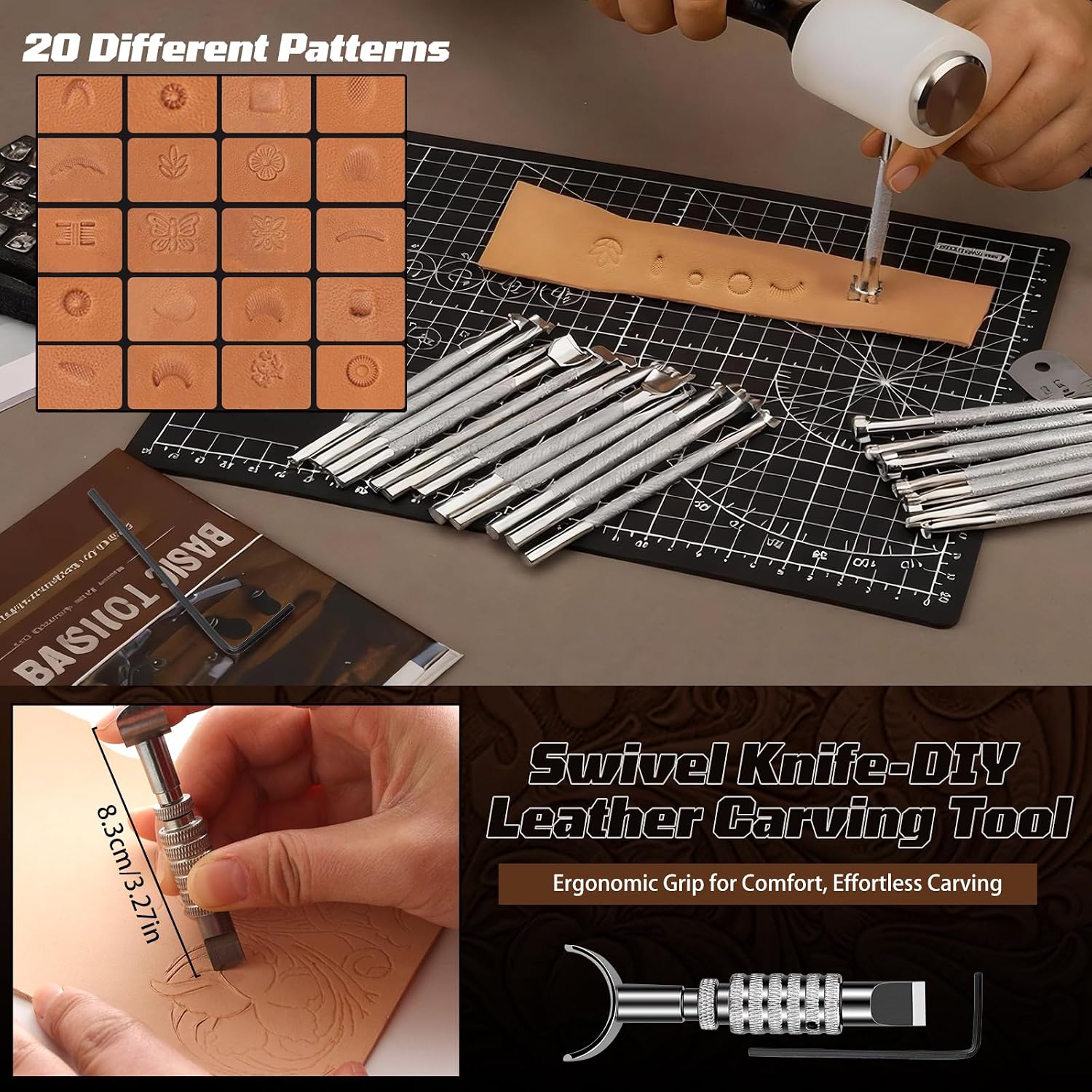 Lederbewerkingsset, lederbewer - Leatherwork Tools recensie en prijs