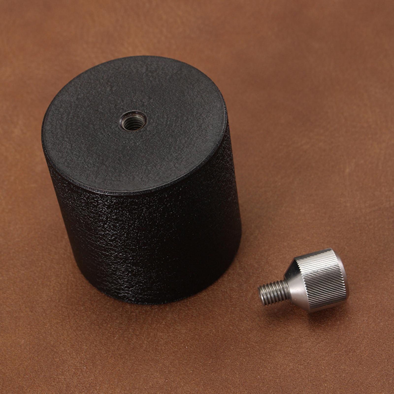 Zwarte stalen handpers lederbe - Leatherwork Press recensie en prijs
