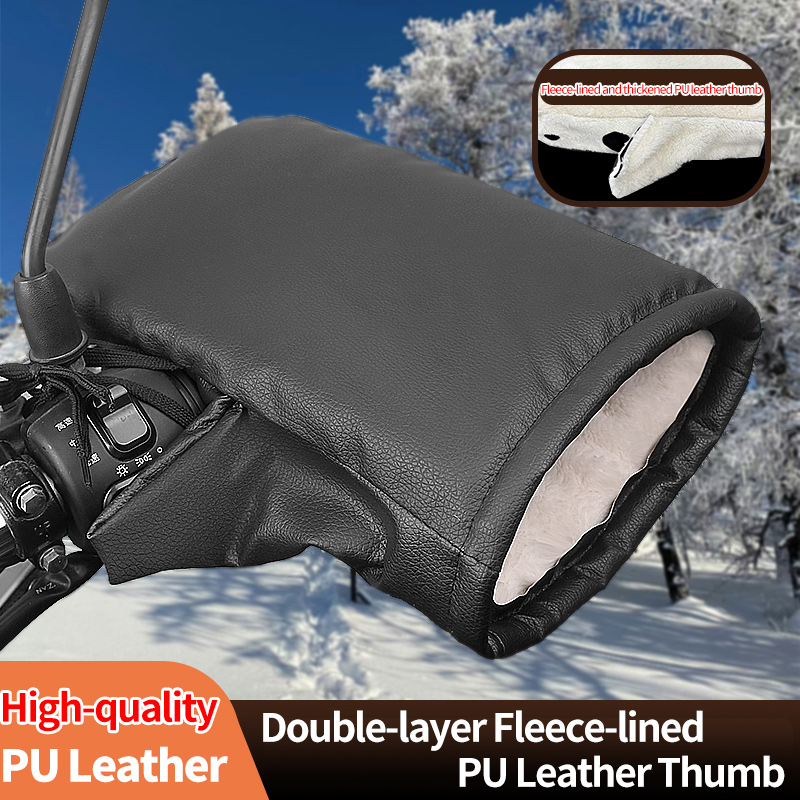 2PCS winter elektrische fietsh - Leather Work Winter Gloves recensie en prijs
