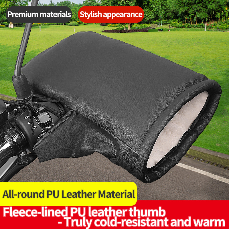 2PCS winter elektrische fietsh - Leather Work Winter Gloves recensie en prijs