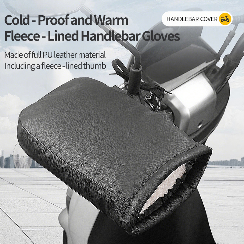 2PCS winter elektrische fietsh - Leather Work Winter Gloves recensie en prijs