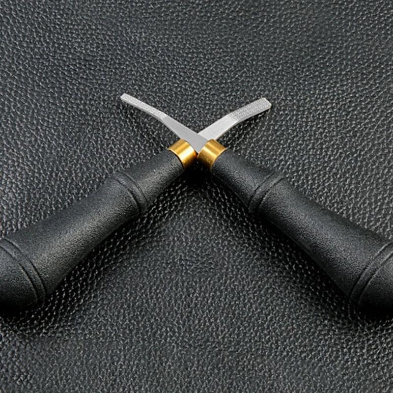 Lederen rand knelelaar gereeds - Leatherwork Edge Beveler recensie en prijs