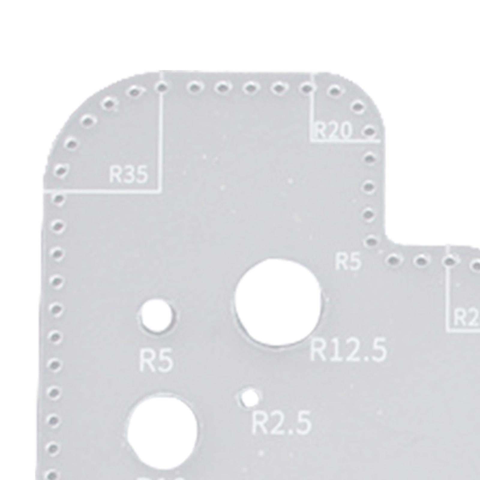 Cirkelsjabloon, transparante a - Leatherwork Templates recensie en prijs