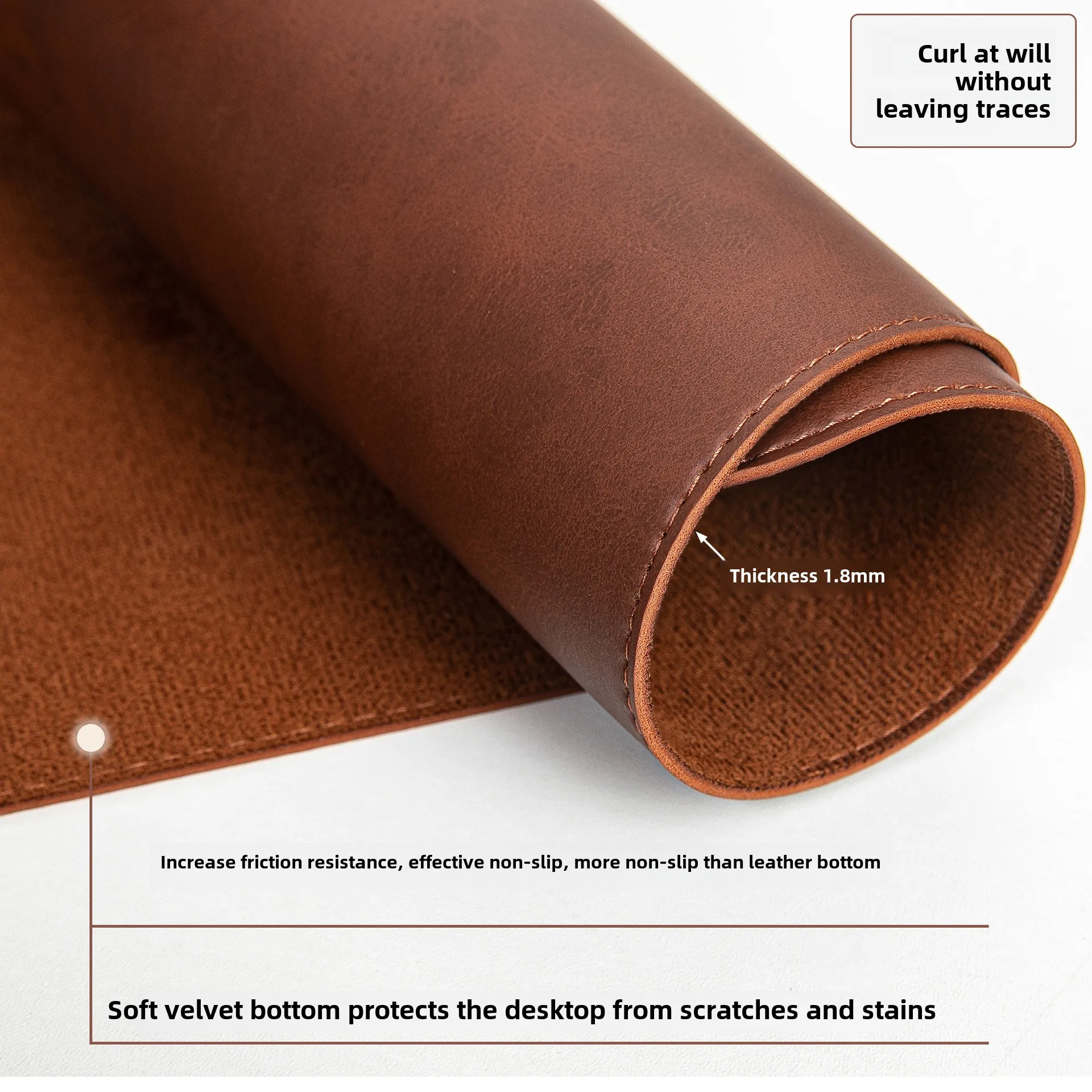 Bureaumat Waterdichte PU-muism - Leatherwork Table recensie en prijs
